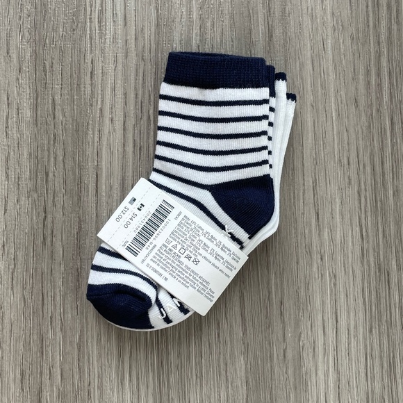 NWT Janie & Jack Baby Animal Socks Blue and Grey 6-12 Months - Picture 5 of 6